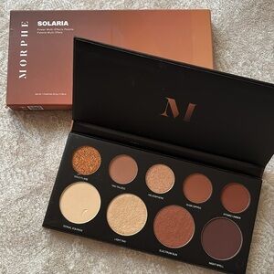Brand New Morphe Solaria Power Multi-Effects Eyeshadow Palette Matte Shimmers